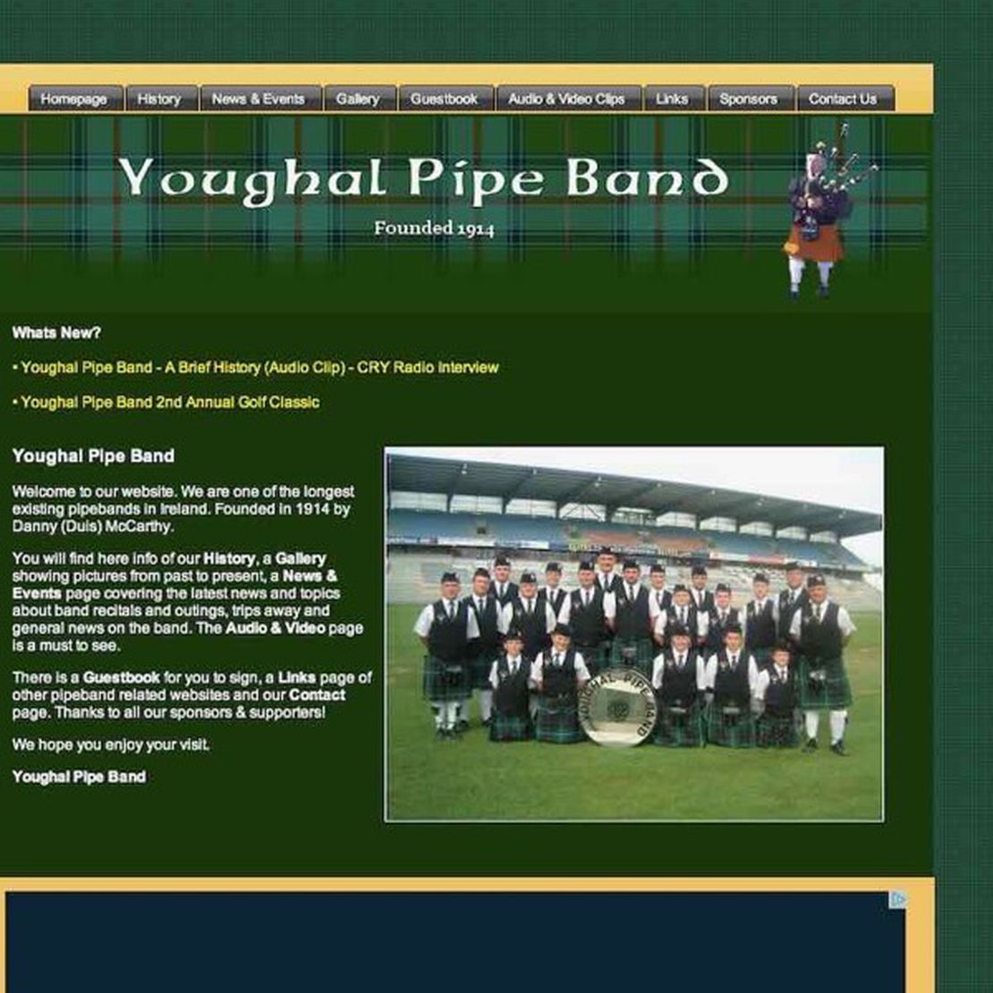 youghal pipe band