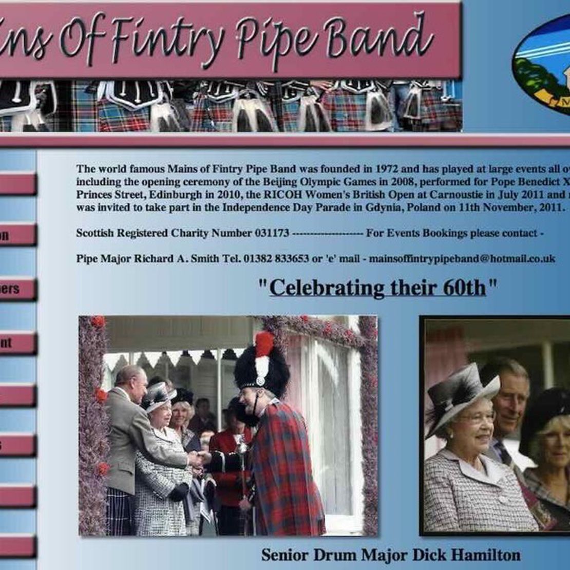 mains of fintry pipe band