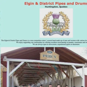 elgin and district pipe band