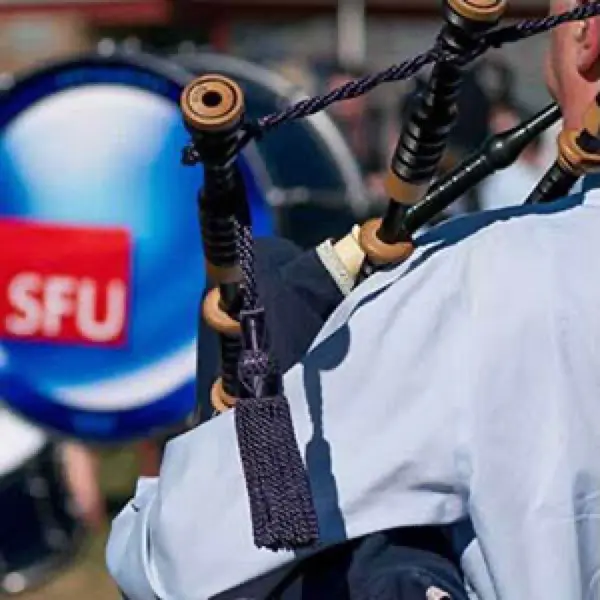 simon fraser university pipe band