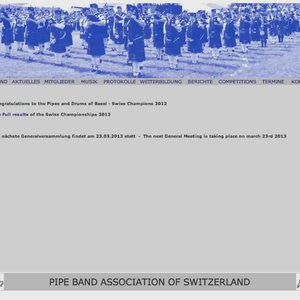 pipe band association of switzerland