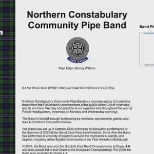 northern constabulary pipe band