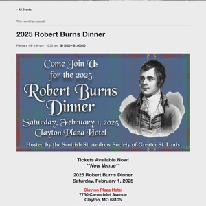 Robert Burns Dinner