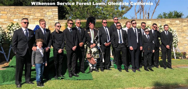 Harry Farrar Performing at a Funeral