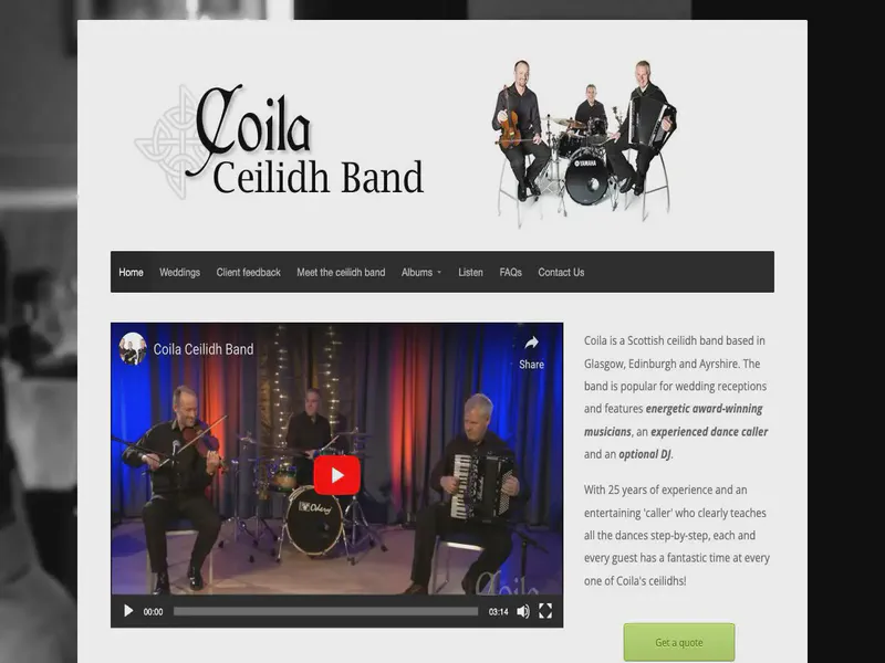 Website preview for www.coila.com