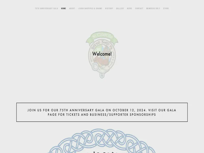 Website preview for www.stcolumcille.com