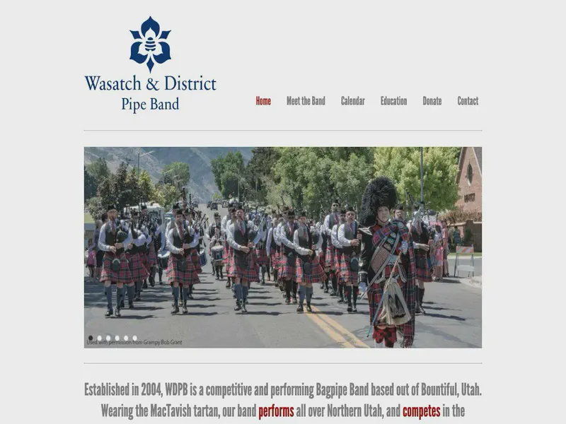 Website preview for www.wdpb.org